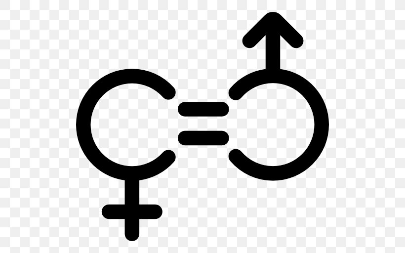 Gender Equality Gender Symbol, PNG, 512x512px, Gender Equality, Area, Black And White, Female, Gender Download Free