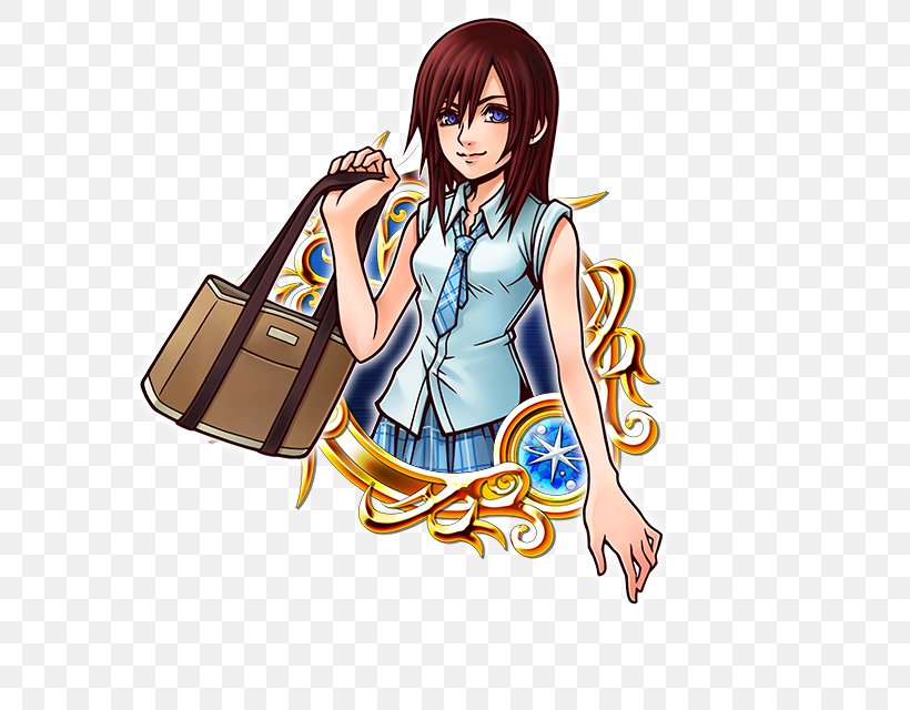 Kingdom Hearts II Kingdom Hearts χ Kingdom Hearts Birth By Sleep KINGDOM HEARTS Union χ[Cross] Kairi, PNG, 640x640px, Watercolor, Cartoon, Flower, Frame, Heart Download Free