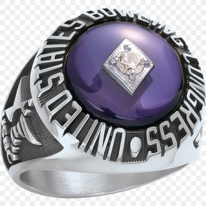 Amethyst Ring Jewellery United States Bowling Congress, PNG, 1000x1000px, Amethyst, Baseball, Bowling, Championship, Championship Ring Download Free