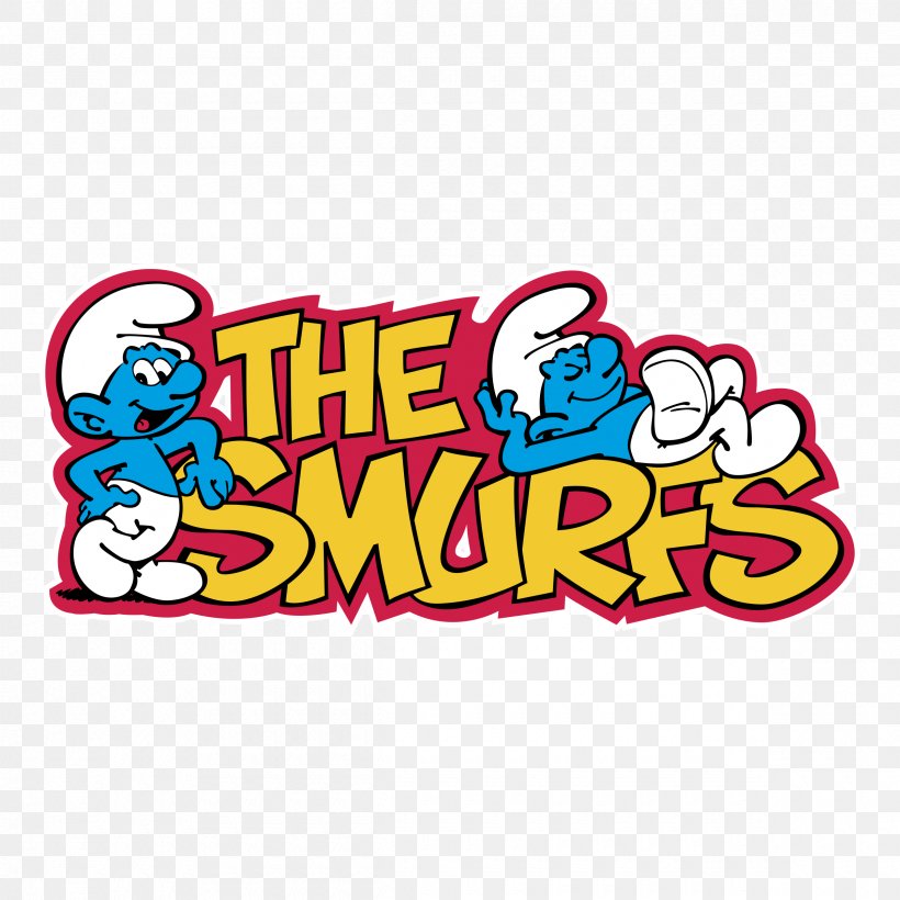 The Smurfs Clip Art Vector Graphics Logo Illustration, PNG, 2400x2400px, Smurfs, Area, Art, Brand, Cartoon Download Free
