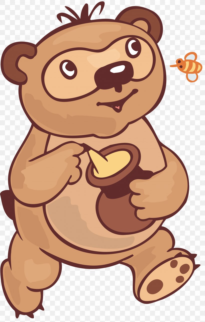 Clip Art Brown Bear Image, PNG, 3302x5177px, Watercolor, Cartoon, Flower, Frame, Heart Download Free