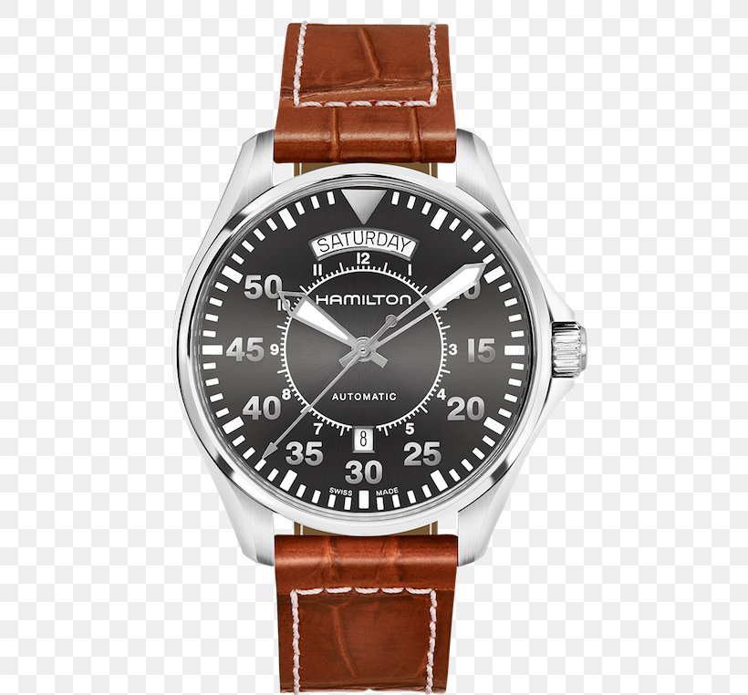 Hamilton Khaki Aviation Pilot Auto Hamilton Watch Company Automatic Watch Jewellery, PNG, 500x762px, Hamilton Khaki Aviation Pilot Auto, Automatic Watch, Brand, Brown, Chronograph Download Free