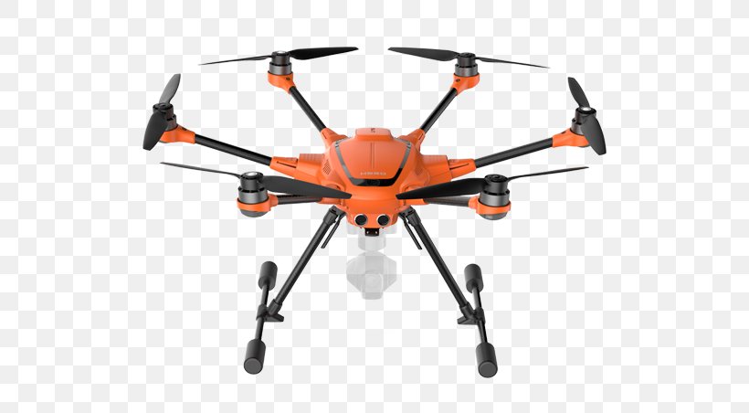 Yuneec International Typhoon H Unmanned Aerial Vehicle Yuneec H520 ST16S Aircraft, PNG, 612x452px, Yuneec International Typhoon H, Aircraft, Battery, Camera, Ground Control Station Download Free
