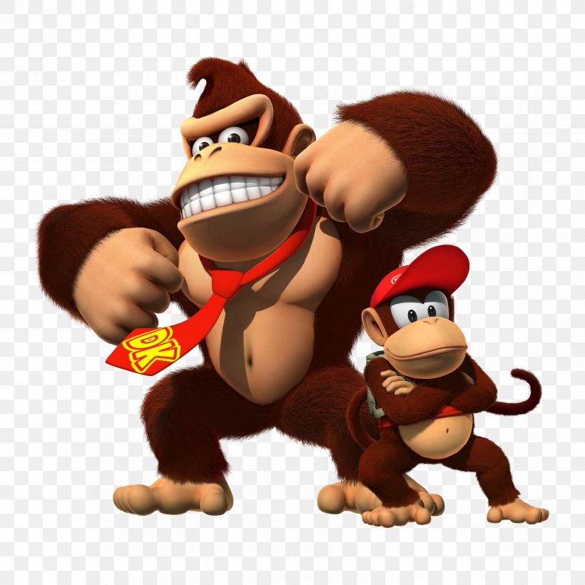 Donkey Kong Country Returns Donkey Kong Country 2: Diddy's Kong Quest Donkey Kong Country 3: Dixie Kong's Double Trouble!, PNG, 3300x3300px, Donkey Kong Country, Cartoon, Diddy Kong, Donkey Kong, Donkey Kong Country Returns Download Free