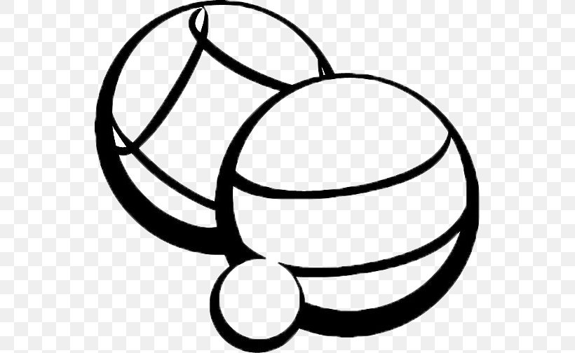 jeux de boules clipart black and white