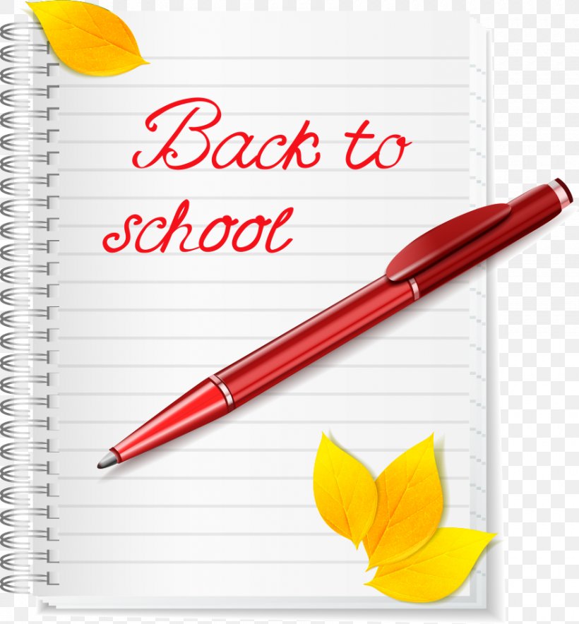 Paper Euclidean Vector Pen, PNG, 880x949px, School, Ballpoint Pen, Blackboard, Color, Learning Download Free