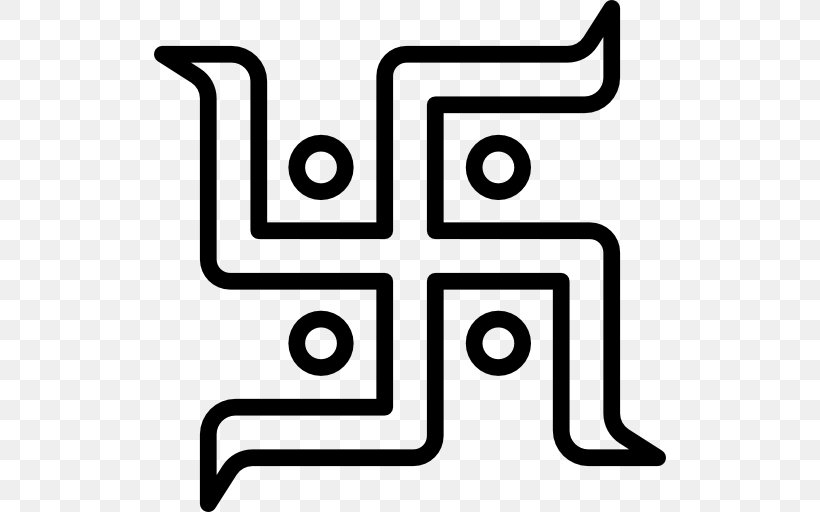 Swastika Symbol Hinduism, PNG, 512x512px, Swastika, Akshaya Tritiya, Area, Black And White, Culture Download Free