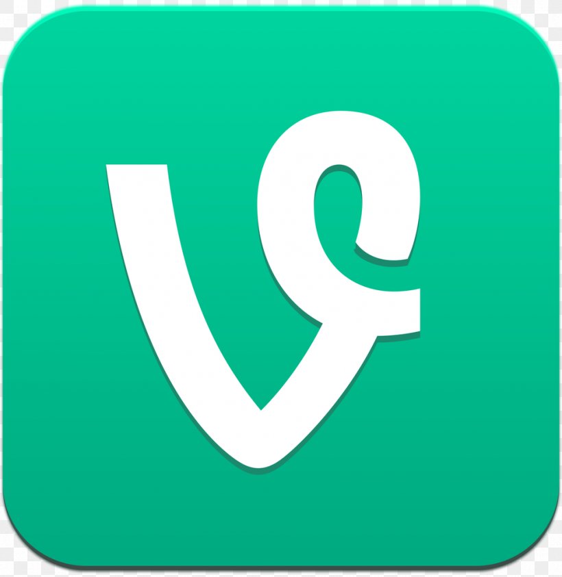 Vine Social Media Logo, PNG, 980x1008px, Vine, Aqua, Area, Brand, Green Download Free