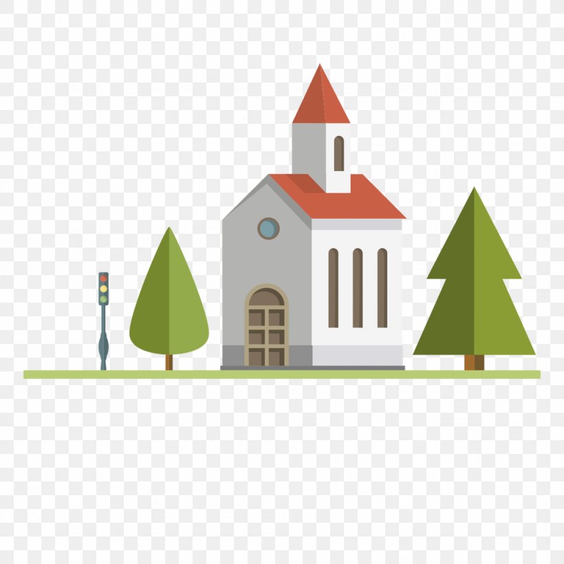 Church Euclidean Vector, PNG, 1024x1024px, Church, Area, Building, Diagram, Drawing Download Free