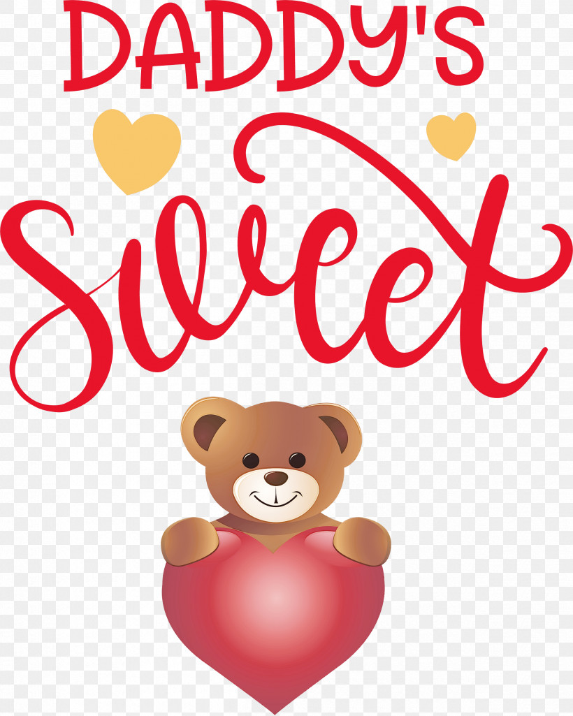 Daddys Sweet Heart Valentines Day Valentines Day Quote, PNG, 2399x3000px, Valentines Day, Balloon, Bears, Biology, Cartoon Download Free