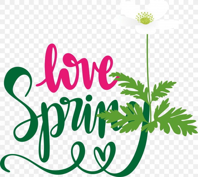 Love Spring Spring, PNG, 2999x2682px, Spring, Floral Design, Green, Leaf, Line Download Free