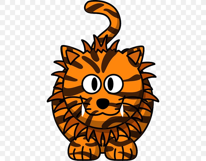 Liger Lion Tiger Clip Art Felidae, PNG, 448x640px, Liger, Artwork, Carnivoran, Cartoon, Cat Like Mammal Download Free