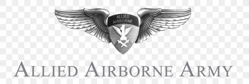 Medal Of Honor: Airborne United States Army Airborne School Logo Airborne Forces First Allied Airborne Army, PNG, 880x300px, Medal Of Honor Airborne, Airborne Forces, Army, Artwork, Black And White Download Free
