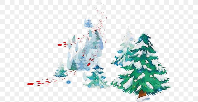 Christmas Tree, PNG, 600x423px, Watercolor, Cedar, Christmas Day, Christmas Ornament M, Christmas Tree Download Free