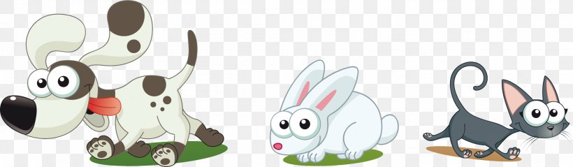 Dog Rabbit, PNG, 2226x651px, Dog, Animal Figure, Audio, Cartoon, Designer Download Free