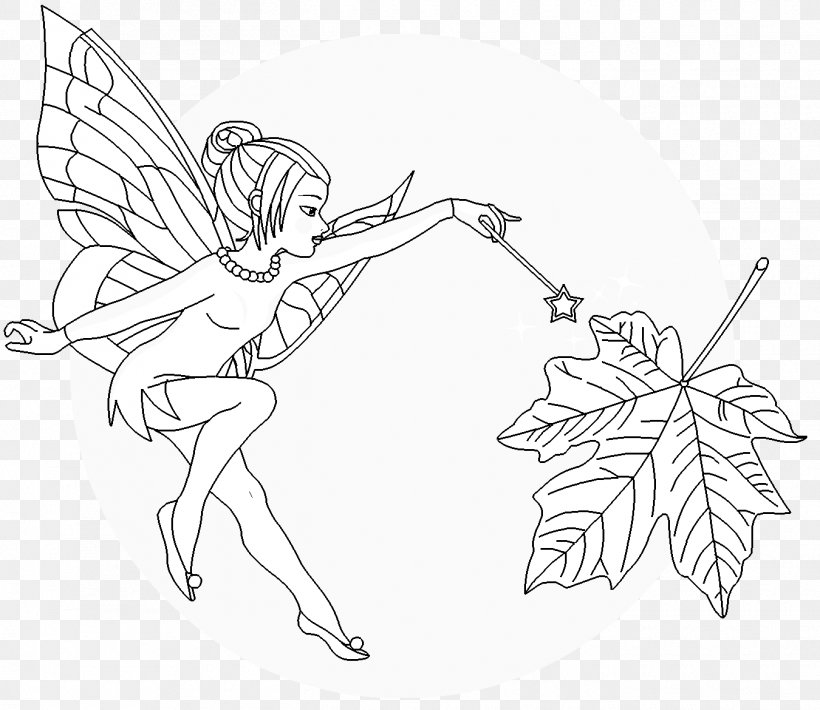 Fairy Line Art Insect Cartoon Sketch, PNG, 1350x1170px, Fairy, Arm, Artwork, Black And White, Cartoon Download Free