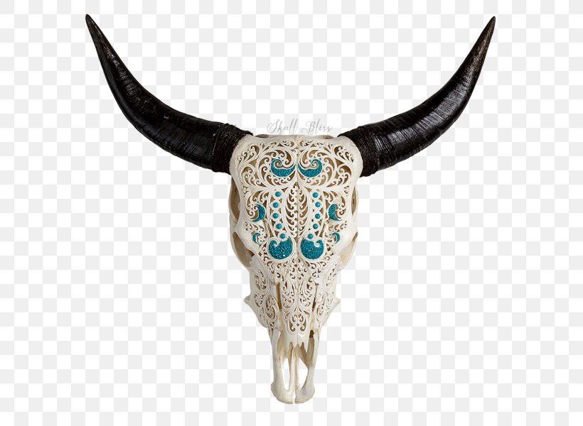 Skull XL Horns Cattle Water Buffalo, PNG, 600x600px, Skull, American Bison, Barbed Wire, Bone, Cart Download Free