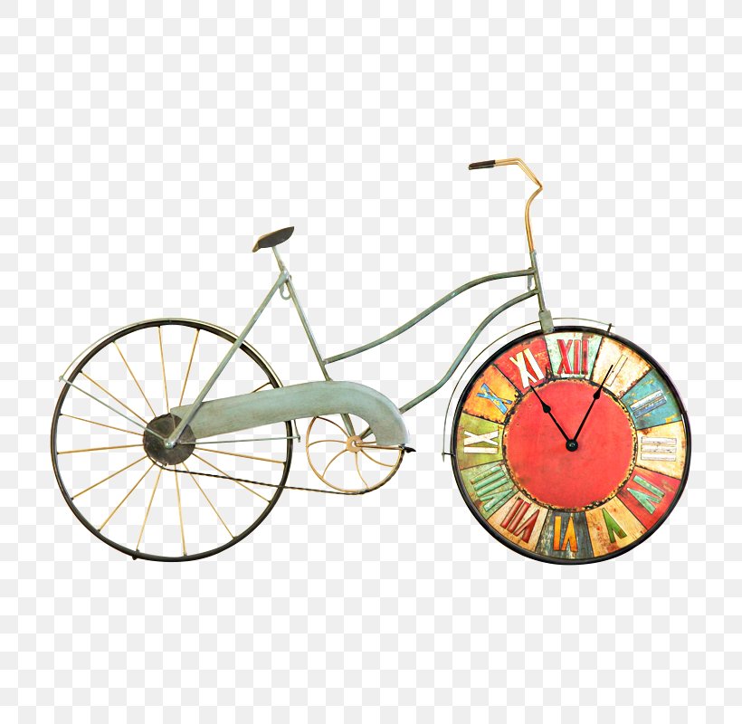 Wall Decal Clock Bicycle Living Room, PNG, 800x800px, Wall, Alarm Clock, Bedroom, Bicycle, Bicycle Accessory Download Free