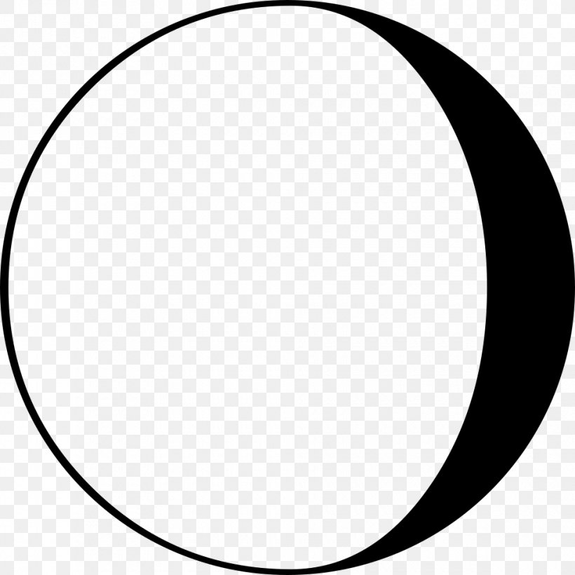 Lunar Phase Symbol Moon, PNG, 980x980px, Lunar Phase, Area, Black, Black And White, Crescent Download Free