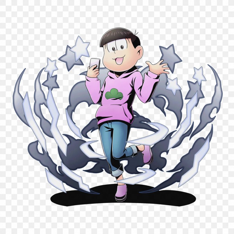 Divine Gate Illustration Osomatsu-kun Comics Choromatsu, PNG, 1024x1024px, Watercolor, Cartoon, Flower, Frame, Heart Download Free