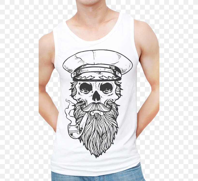 T-shirt Sleeveless Shirt Top Clothing, PNG, 500x750px, Tshirt, Beard, Casual, Clothing, Clothing Accessories Download Free
