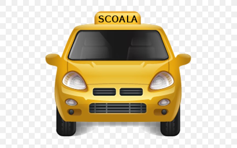 Taxi Yellow Cab, PNG, 512x512px, Taxi, Automotive Design, Automotive Exterior, Brand, Bumper Download Free