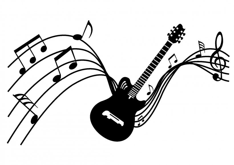 White Black-and-white Music Font Cartoon, PNG, 2100x1483px, White, Blackandwhite, Cartoon, Music, String Instrument Download Free