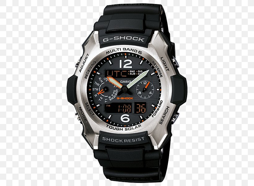 G-Shock Casio Watch Radio Clock Chronograph, PNG, 500x600px, Gshock, Analog Watch, Brand, Casio, Casio Edifice Download Free