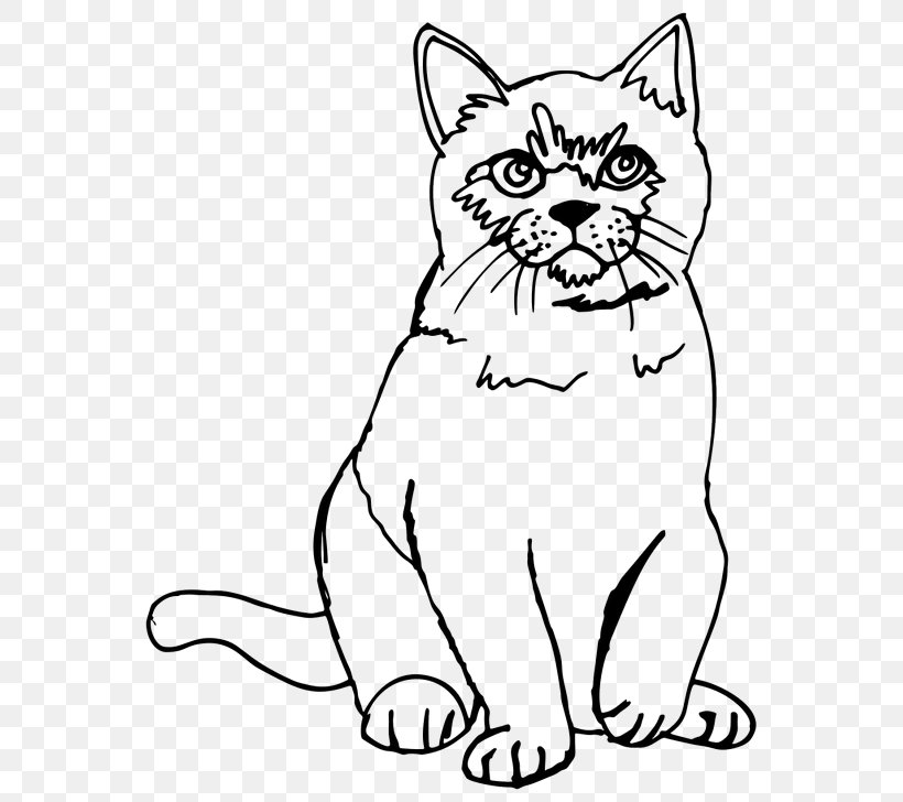 Persian Cat Kitten Siamese Cat Drawing Sketch, PNG, 581x728px, Persian Cat, Animal Figure, Black, Black And White, Carnivoran Download Free
