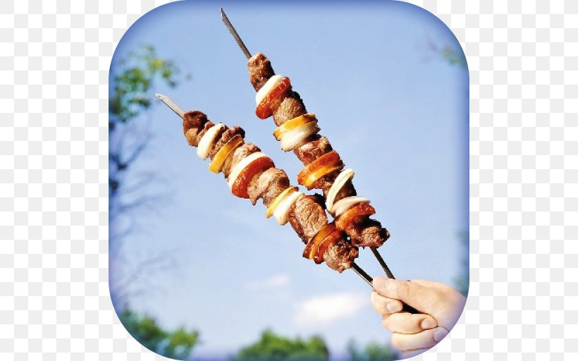 Shashlik Barbecue Chicken Skewer Meat, PNG, 512x512px, Shashlik, Animal Source Foods, Barbecue, Beef, Brochette Download Free