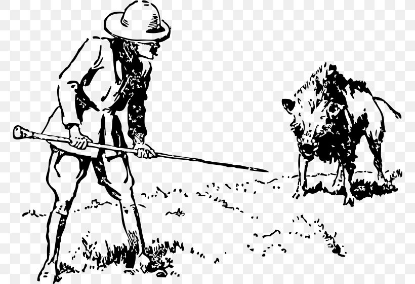 Boar Hunting Clip Art, PNG, 770x560px, Hunting, Art, Artwork, Black And White, Boar Hunting Download Free