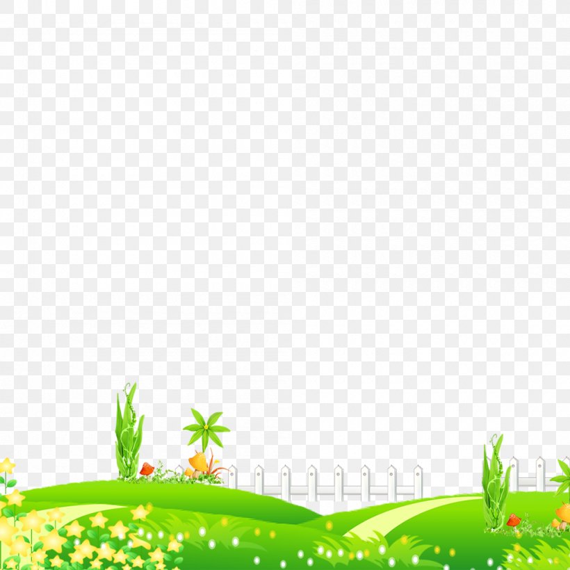Cartoon Meadow, PNG, 1000x1000px, Meadow, Cartoon, Drawing, Grass, Green Download Free