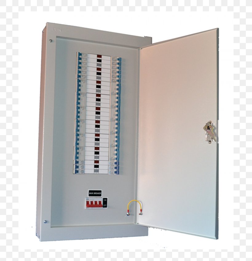 Circuit Breaker Distribution Board Three-phase Electric Power Consumer Unit Single-phase Electric Power, PNG, 700x850px, Circuit Breaker, Consumer Unit, Distribution Board, Earth Leakage Circuit Breaker, Electric Power Distribution Download Free