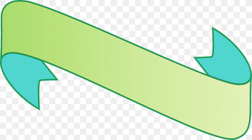 Green Line Wing, PNG, 3000x1673px, Ribbon, Green, Line, Paint, S Ribbon Download Free