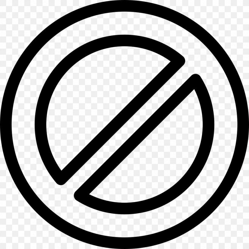 Prohibition In The United States No Symbol Sign Clip Art, PNG, 980x980px, Prohibition In The United States, Area, Black And White, Brand, Drawing Download Free