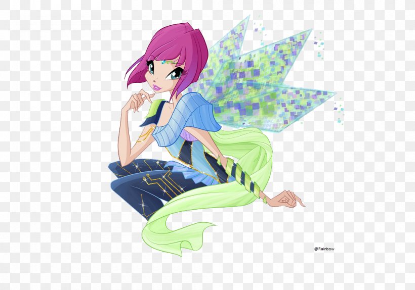 Tecna Bloom Stella Musa Winx Club, PNG, 1000x700px, Tecna, Art, Bloom, Cartoon, Deviantart Download Free