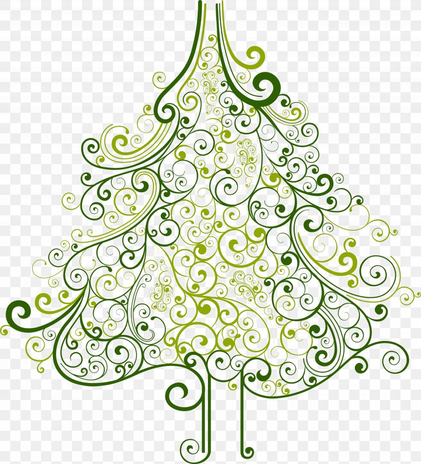 Christmas Tree Clip Art, PNG, 3733x4122px, Christmas Tree, Branch, Christmas, Christmas Decoration, Christmas Ornament Download Free