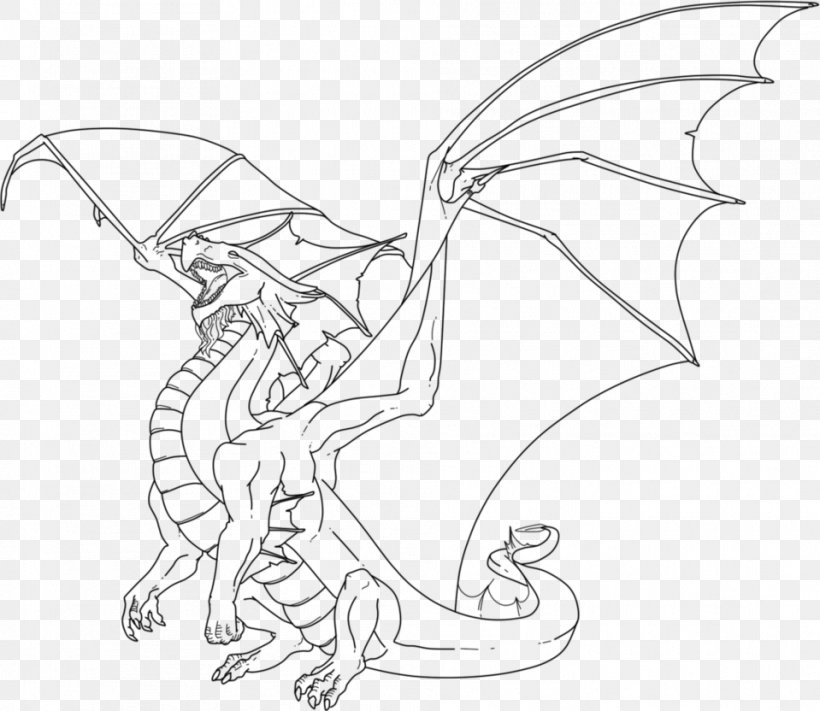 Coloring Book Dragon Child Adult Fantasy, PNG, 959x832px, Coloring Book, Adult, Artwork, Black And White, Child Download Free