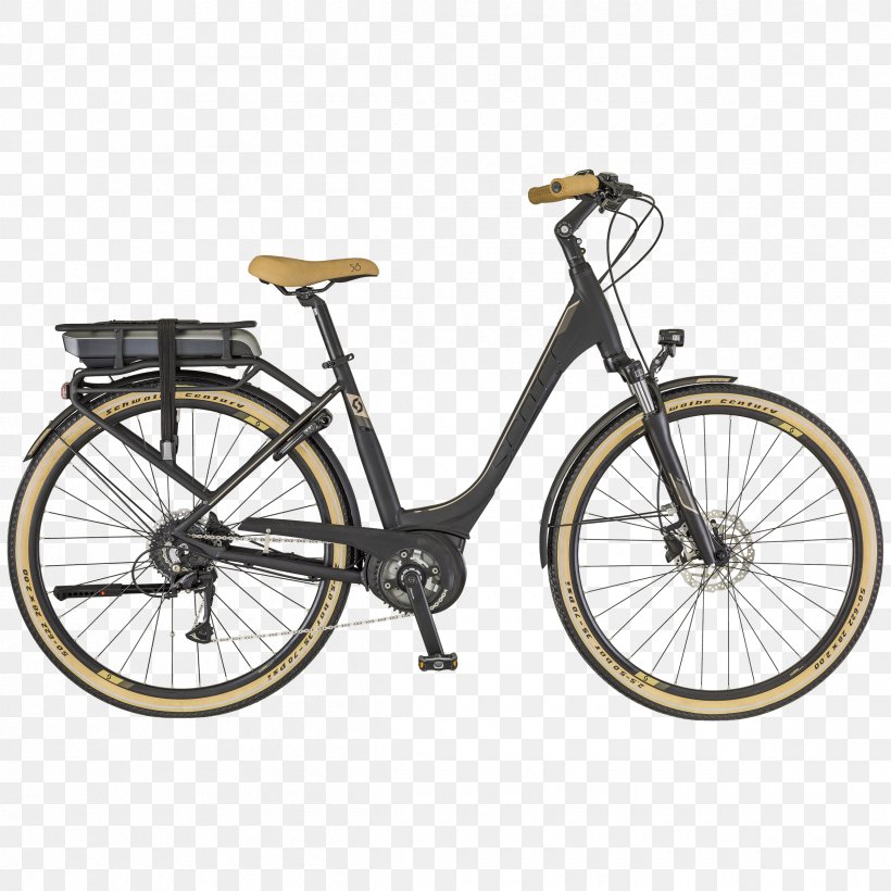 Electric Bicycle Scott Sports Bike E-sub Active Unisex Dark Green M Hybrid Bicycle, PNG, 2400x2400px, Bicycle, Bicycle Accessory, Bicycle Drivetrain Part, Bicycle Forks, Bicycle Frame Download Free
