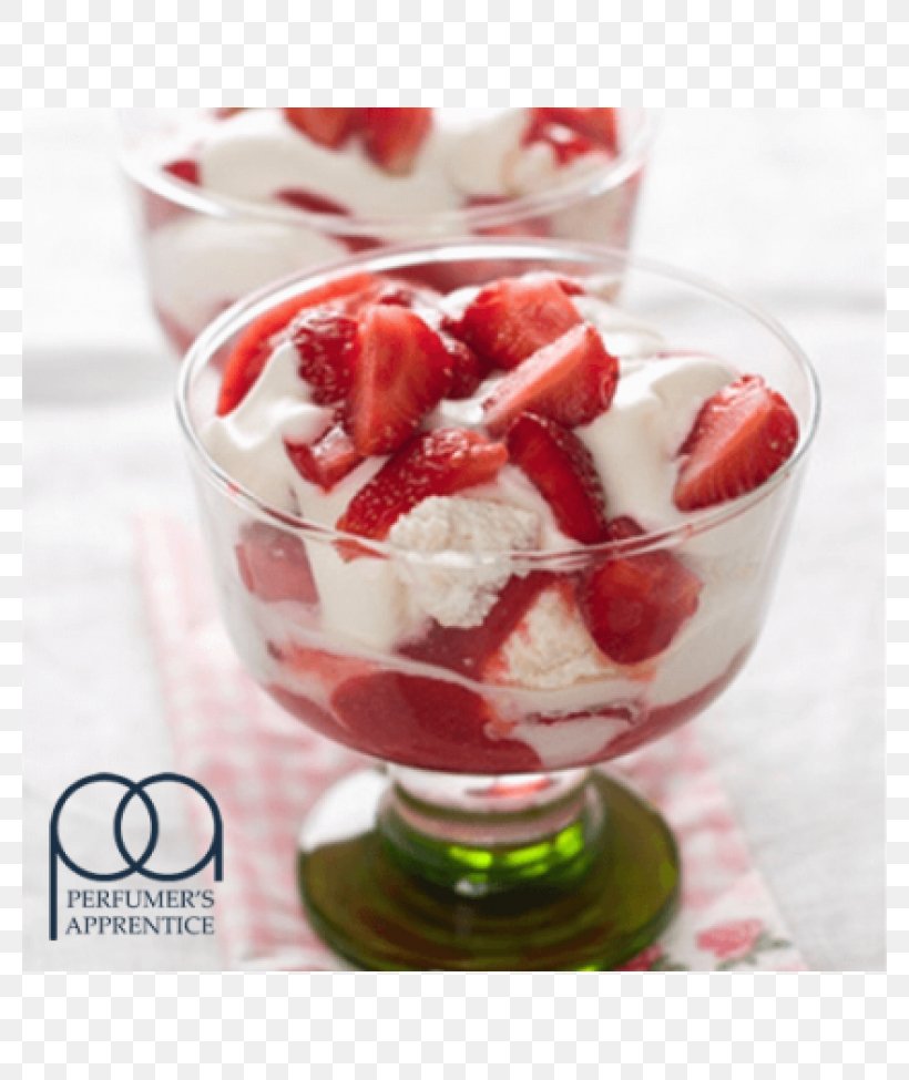Ice Cream Flavor Strawberry Vanilla, PNG, 780x975px, Cream, Berry, Cranachan, Dairy Product, Dessert Download Free