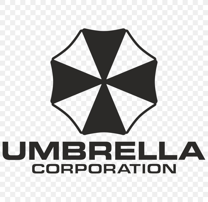 Umbrella Corporation Logo Black Sign, PNG, 800x800px, Umbrella Corporation, Area, Black, Black And White, Black M Download Free