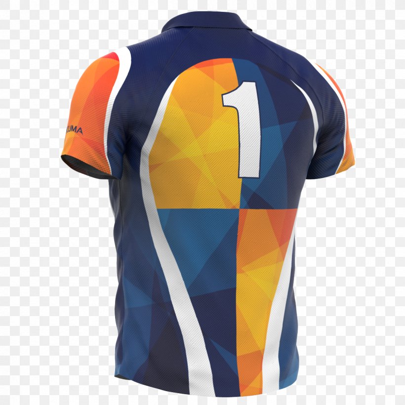 Jersey T-shirt Sleeve Polo Shirt Rugby Shirt, PNG, 1200x1200px, Jersey, Active Shirt, Cobalt Blue, Collar, Cotton Download Free