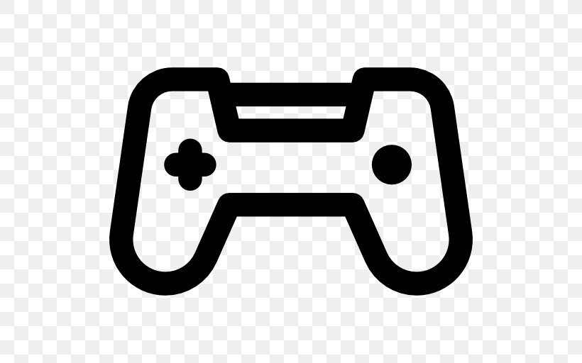 Joystick Game Controllers Video Game, PNG, 512x512px, Joystick, Black, Black And White, Computer, Game Controllers Download Free