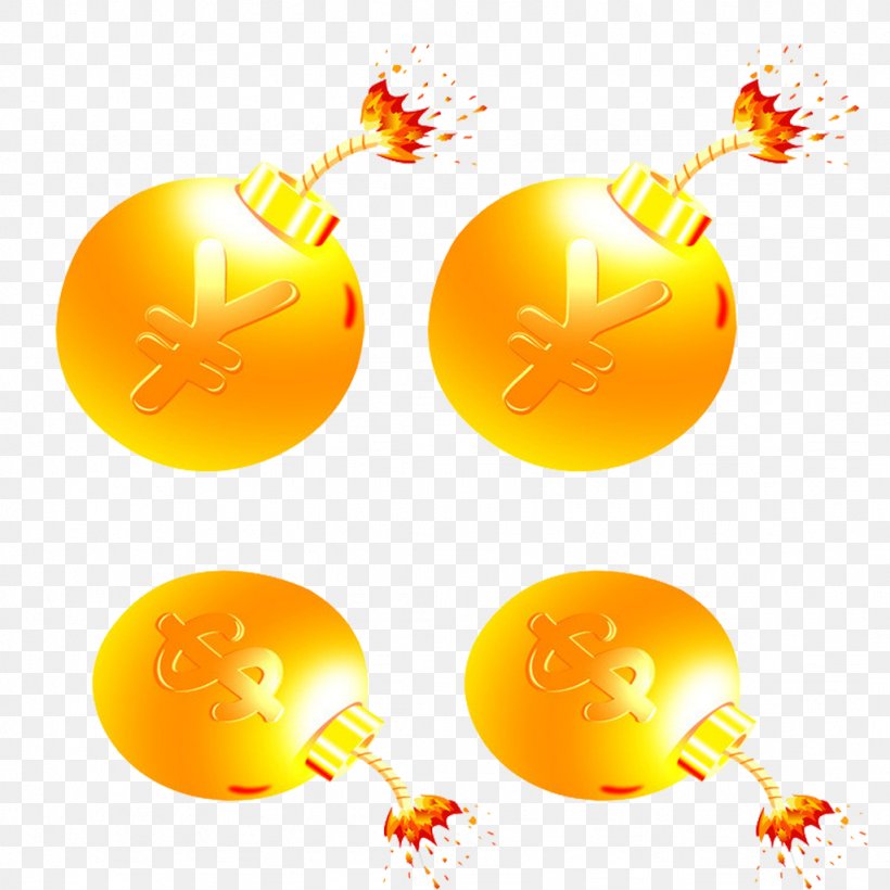 Gold Coin Clip Art, PNG, 1024x1024px, Coin, Bomb, Cartoon, Food, Fruit Download Free