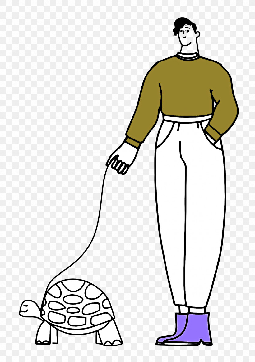 Walking The Turtle, PNG, 1766x2500px, Line Art, Dress, Headgear, Joint, Leg Download Free