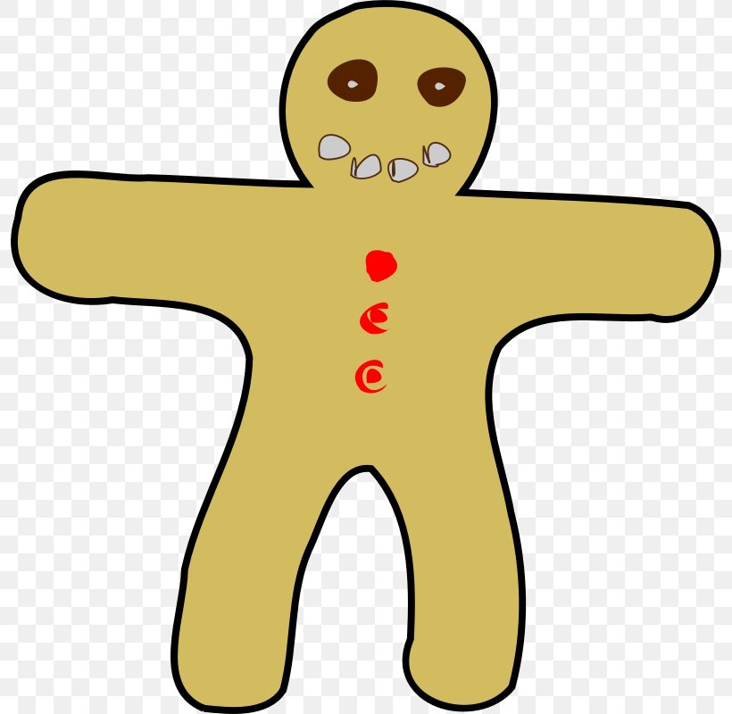 Gingerbread Man Free Content Clip Art, PNG, 800x800px, Gingerbread Man, Blog, Free Content, Gingerbread, Organism Download Free