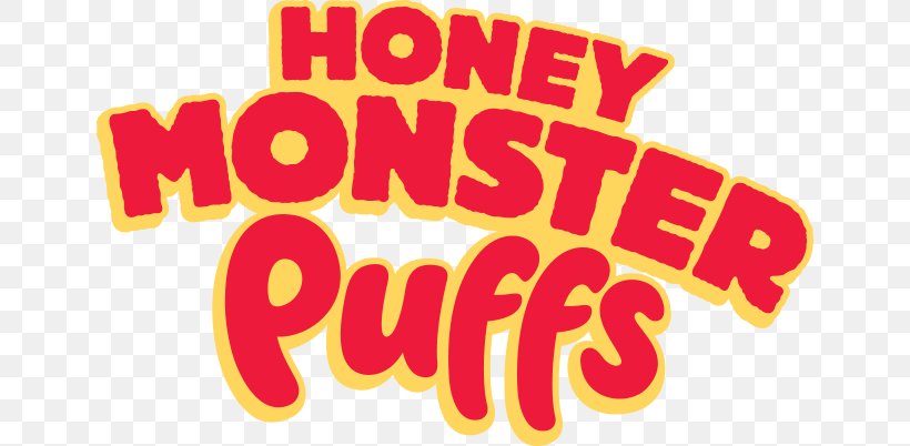 Logo Honey Monster Puffs Brand Breakfast Cereal, PNG, 646x402px, Logo, Area, Brand, Breakfast Cereal, Cereal Download Free