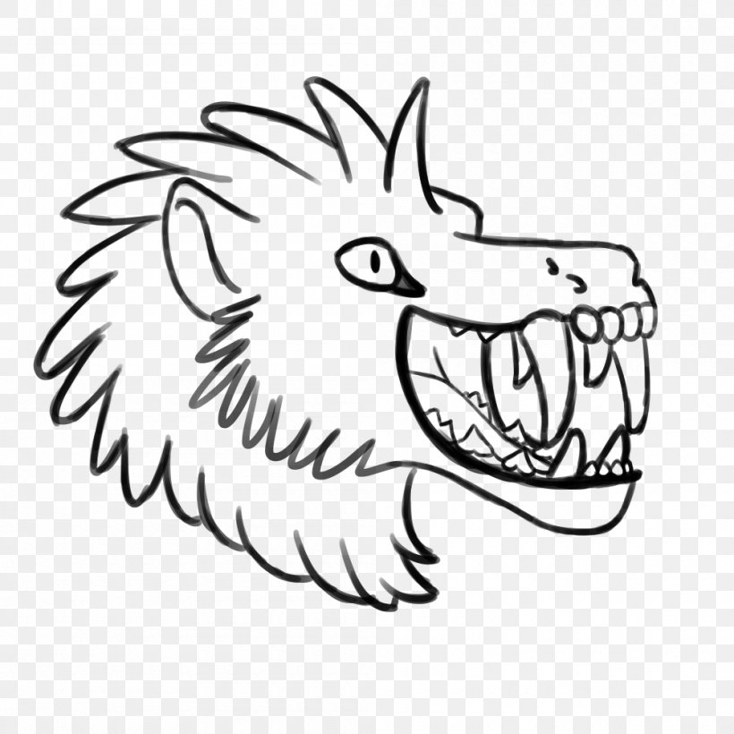 Snout Dog Drawing Line Art Clip Art, PNG, 1000x1000px, Snout, Artwork, Beak, Black And White, Canidae Download Free