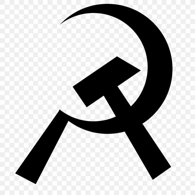 Communist Symbolism Communism Hammer And Sickle, PNG, 1600x1600px, Communist Symbolism, Black And White, Brand, Communism, Communist Party Download Free