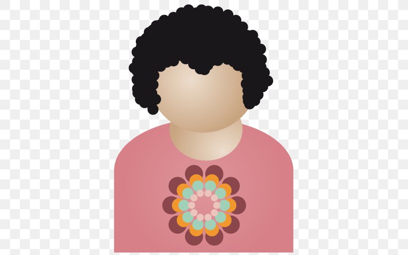 Woman Black, PNG, 512x512px, Woman, Avatar, Black, Cursor, Flower Download Free